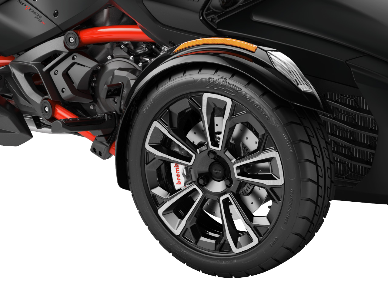 Can-Am Spyder oprijemljen Brembo kočionim sistemom